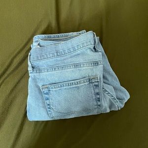 light blue 32" hollister jeans